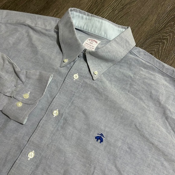 Brooks Brothers Other - Brooks Brothers Button Down XXL Blue Madison Fit Non-Iron Stretch Long Sleeve